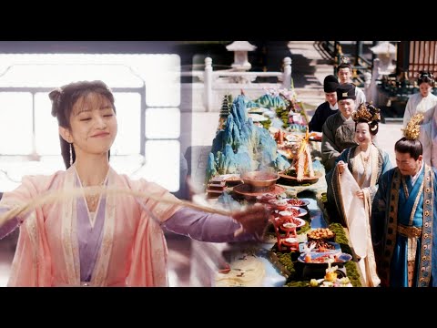 被人瞧不起的小妾竟是廚神,做出流水席驚艷眾人,竟幫王子獲得皇上稱贊!#chinesedrama