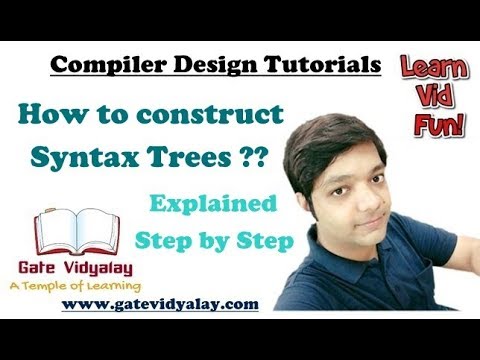 Syntax Trees in Compiler Design Explained step by step | Syntax trees Vs Parse Trees Vs DAGs