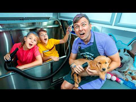 What happens if you spend 24 hours in a pet grooming car? 🚐🐶