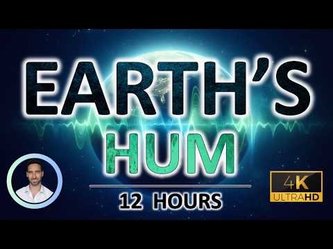 Earth’s Deep Hum Sleep Noise 🌍  | Healing Frequencies for Grounded Sleep | 12 Hours | Anxiety Relief