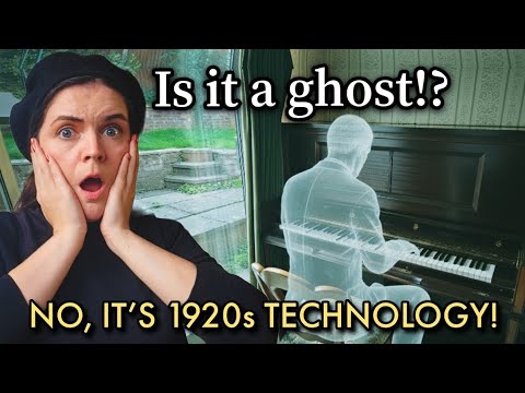 The Haunted Piano That Plays Itself | Cosy and Spooky Vintage Technology (1920s)