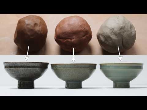 3 Clays, 1 Glaze, 1290ºC