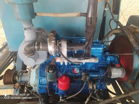 Встановили двигун та завели на комбайні