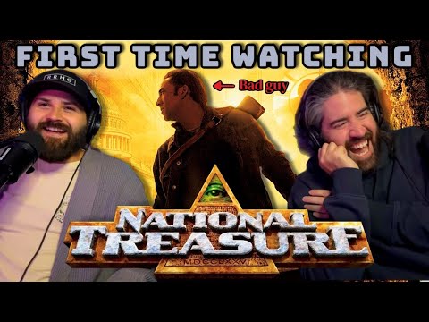 NATIONAL TREASURE (2004) FIRST TIME WATCHING *IS NIC CAGE THE BAD GUY???*