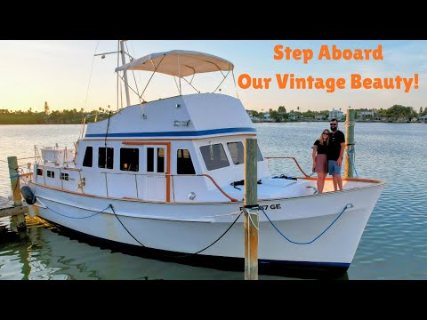 Step aboard our beautiful vintage 1972 Bristol Offshore Trawler!