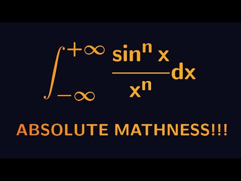The generalised Dirichlet integral: integral of (sinx)^n/x^n from zero to infinity