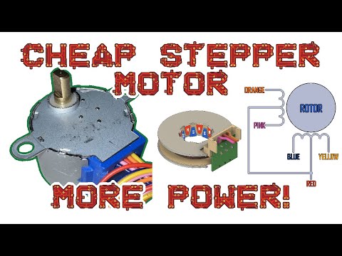 Modifying Cheap Stepper Motor To Be More Powerful (28BYJ-48)