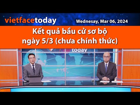Kết quả bầu cử sơ bộ ngày 5/3 (chưa chính thức)
