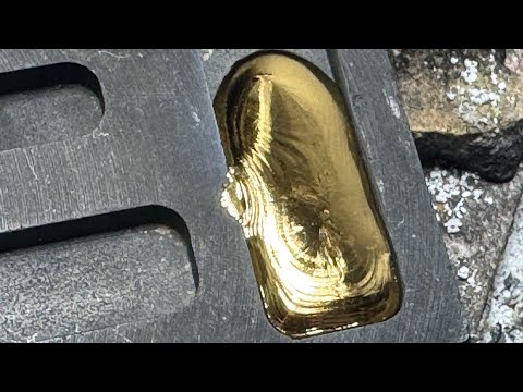 Turning $1,320 into $1,800, refining jewelry to pure gold.