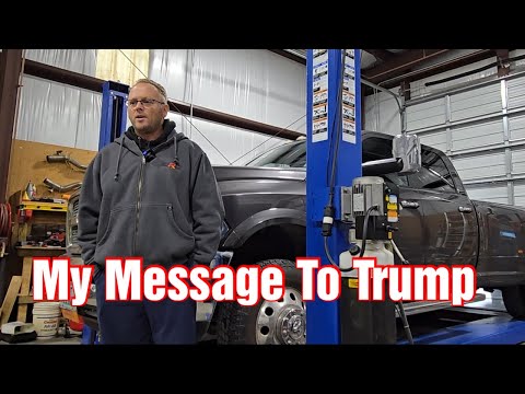 My Plea To President Trump To Allow Diesel Deletes...Please Share!