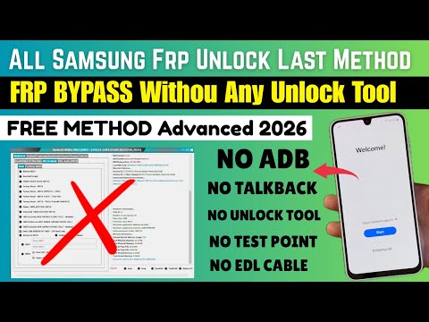 ALL SAMSUNG GALAXY FRP BYPASS FREE METHOD, NO ANY UNLOCK TOOL, FREE METHOD