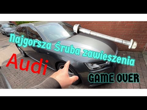 Audi A4 A6 A8 wymiana gum zawieszenia wahaczy przednich górnych. Jak ja to robię żeby zrobić  Jan V8