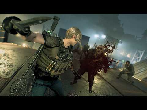 Tactical Leon destroys Los-Illuminados | RE4 Mercenaries The Docks