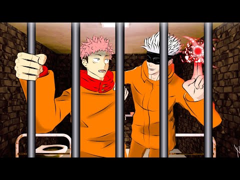 Yuji and Gojo go to JAIL! (Jujutsu Kaisen VR)