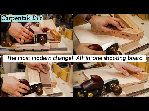 ⚡Shooting board that increases the precision of your work! /Making the latest 3 In 1 shooting board