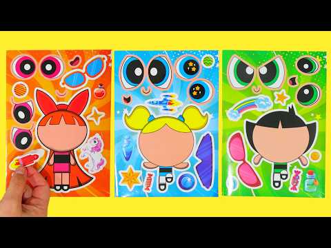 Powerpuff Girls Make a Silly Face Stickers