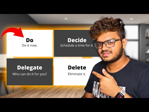 Using The Eisenhower Matrix: The Secret To Get More Done! 📱🚀