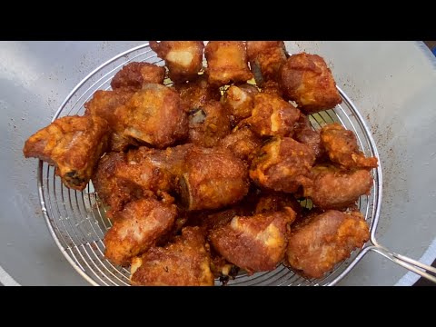 Fried pork ribs: Recipe for marinating pork ribs to make them tender, and how to fry them to get ...