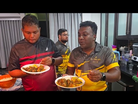 Curry Lovers' Dream! Chicken, Duck & Fish With Dhal and Rice 🇹🇹