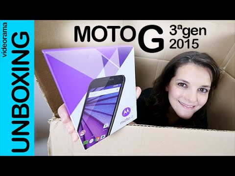 Motorola Moto G 3rd Gen 2015 Unboxing in Spanish