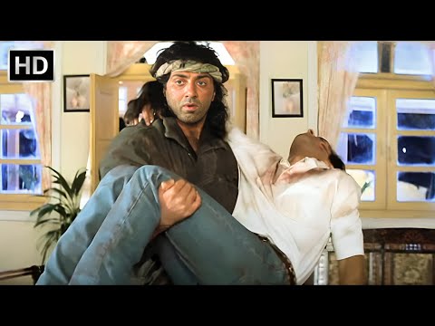 Valentine Day Special -सनी देओल ने बचाई अपने प्रेमिका के पति की जान - Sunny Deol - Action Scenes