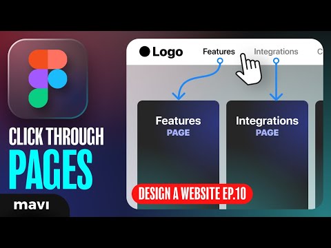 WEB DESIGN IN FIGMA ep.10: Global Navigation Prototyping – Free UX / UI Course