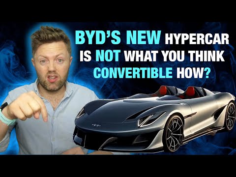 BYD’s Fang Cheng Bao NEW 2 seater Super 9 Convertible Hypercar