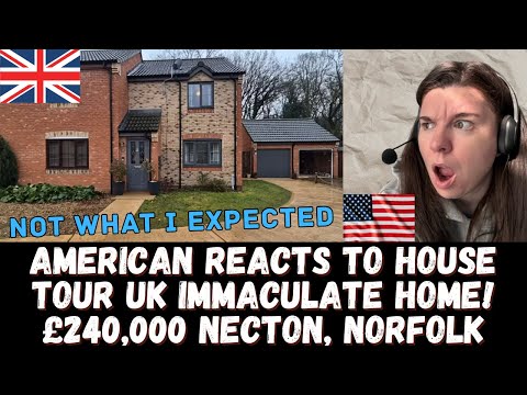 The DECOR is INSANE! American Reacts to HOUSE TOUR UK Immaculate Home! £240,000 Necton, Norfolk