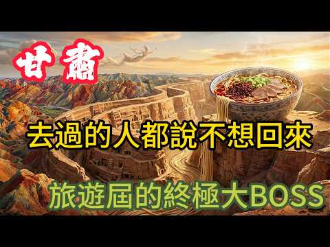 這裡才是旅遊屆的終極大BOSS!甘肅:一半是曠世奇蹟的震撼,一半是碳水天堂的狂歡,去過的人都說不想回來!#甘肅美食 #蘭州牛肉麵 #扎尕那 #甘南旅遊 #碳水天堂 #手抓羊肉 #秘境指南 #YouTu