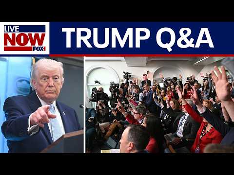 President Trump takes questions on Iran war