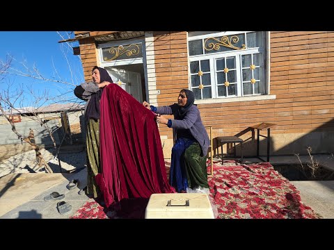 A viewer's precious gift: a set of clothes for a nursing mother