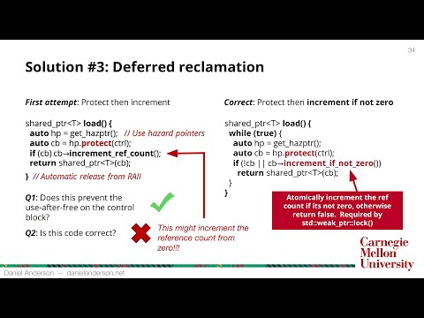 Lock-free Atomic Shared Pointers Without a Split Reference Count? It Can Be Done! - Daniel Anderson