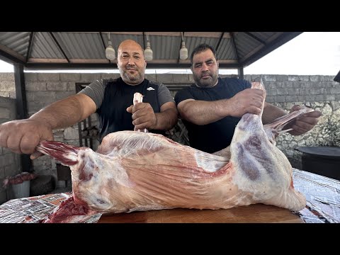 The famous BIG CHEF is visiting. Lamb with rice baked in tandoor