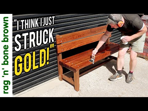 This Garden Bench Build Was SPECIAL
