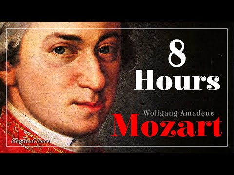 8 Hours Mozart | Exciting Creative Whimsical Brain Power Music