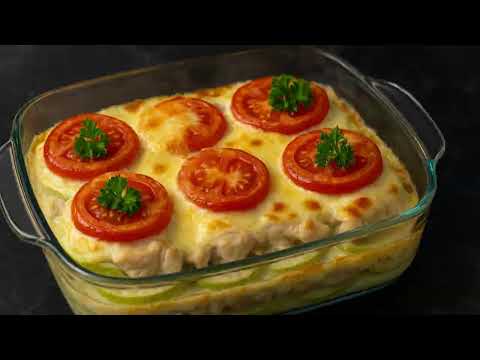 A quick recipe for insanely delicious baked chicken with zucchini