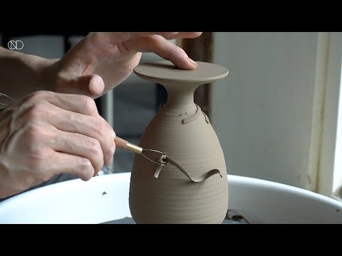 물레로 도자기 화병 만들기 : Making a ceramic vase on the Wheel [ONDO STUDIO]