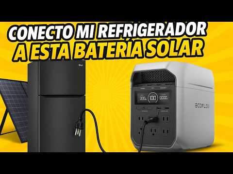 🔥I put my refrigerator to the test with BATTERY Backup / Ecoflow Delta 3 Plus ⚡️