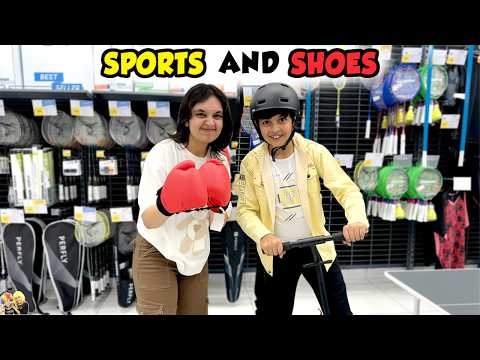 SPORTS AND SHOES | Gift shopping with family | Aayu and Pihu Show