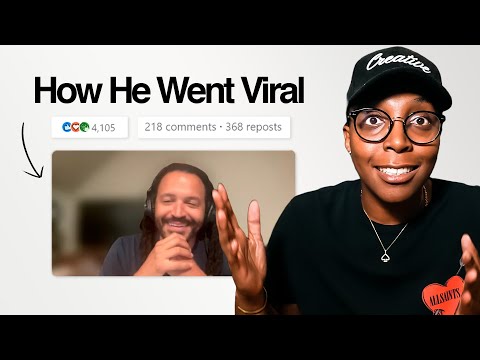 he went viral on LinkedIn in 4 weeks [confidential client call]