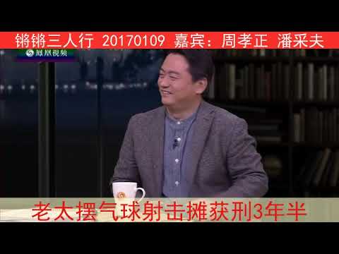 《锵锵三人行》20170109 老太摆气球射击摊获刑3年半（周孝正 潘采夫）