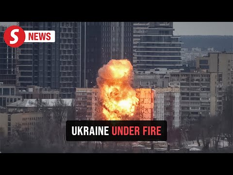 Russian drones, missiles pound Ukraine ahead of Zelenskiy-Trump meeting