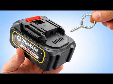 ๐ Never Buy Drill Batteries Again! Use Regular Round-Head Screw and Watch What Happens ๐ฒ