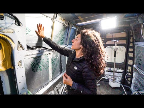 ❄️How to *ACTUALLY* Insulate Campervan for WINTER VANLIFE ❄️