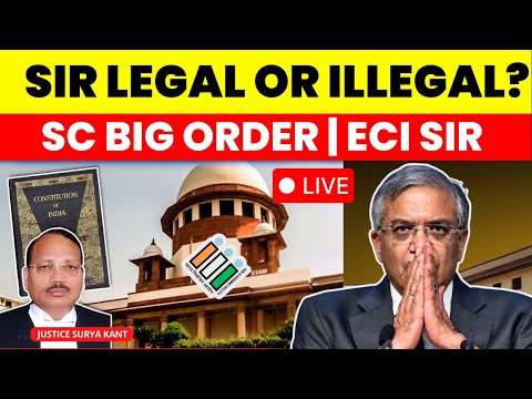 SIR ILLEGAL OR LEGAL? SC HEARS TODAY ON LEGALITY OF SIR IN WB #supremecourtofindia