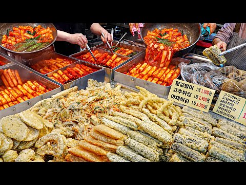 The most popular snack bar in Korea! Tteokbokki, fried food, fish cake and kimbap snack bar.