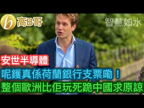 安世半導體 呢鑊真係荷蘭銀行支票嘞！ 整個歐洲俾佢玩死跪中國求原諒［智慧如水 - 高B哥 GBG］