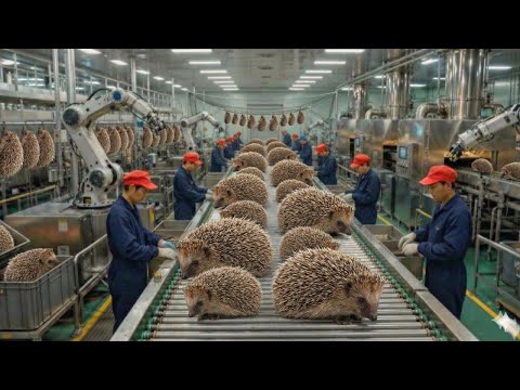 Inside the Modern Porcupine Leather Factory: From Raw Porcupine to Expensive Jacket (Full Process)
