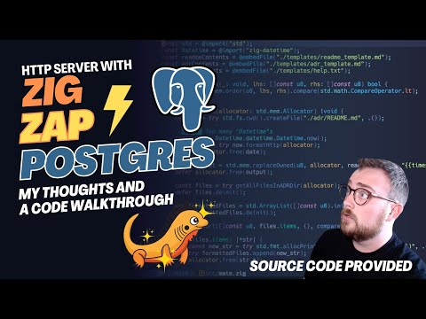 Building an HTTP Server with Zig, Zap, and Postgres - My thoughts and a code walkthrough