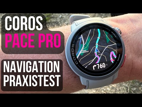 Coros Pace Pro Navigation mit Komoot und offline Maps